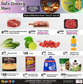 Sal's Grocery flyer week 42 Page 1