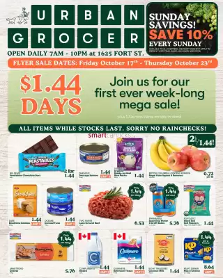 Urban Grocer flyer (valid until 23-10)