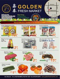 Golden Fresh Market flyer week 42 Page 1