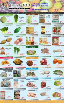 MultiFood Supermarket flyer (valid until 23-10)