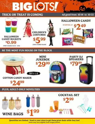 Big Lots weekly ad (valid until 22-10)