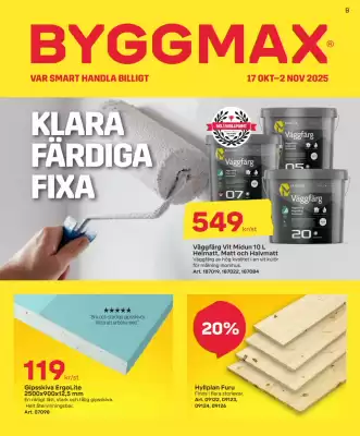 Byggmax reklamblad (giltig till och med 2-11)