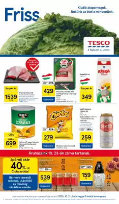 Tesco akciós újság (érvényes eddig: 27-10)