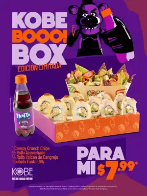 Catálogo Kobe Sushi Express (válido hasta 31-10)