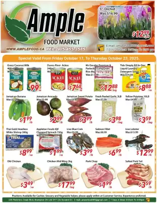 Ample Food Market flyer (valid until 23-10)
