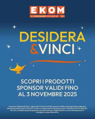 Volantino Ekom (valido fino al 31-10)