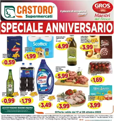 Volantino Il Castoro Supermercati (valido fino al 28-10)