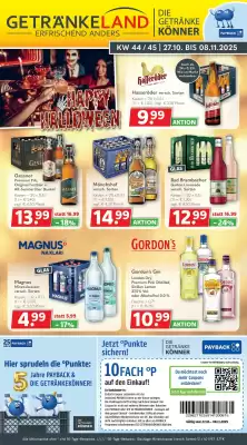Getränkeland Prospekt (gültig bis 8-11)