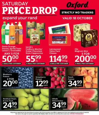 Oxford Freshmarket catalogue (valid until 18-10)
