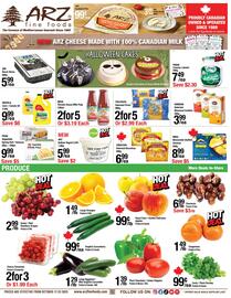 Arz Fine Foods flyer week 42 Page 1