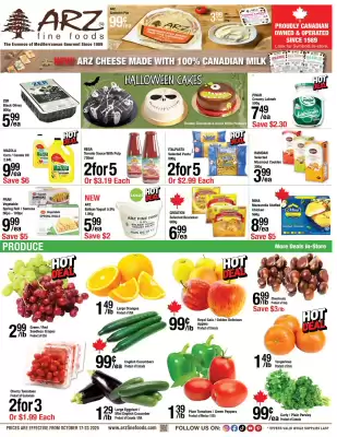 Arz Fine Foods flyer (valid until 23-10)