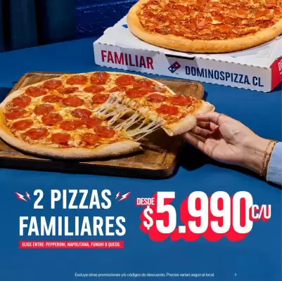 Catálogo Domino's Pizza (válido hasta 1-11)