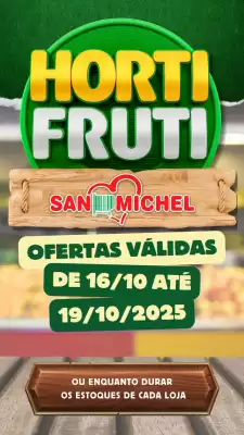 Catálogo San Michel Supermercados (válido até 19-10)