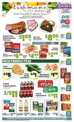Lishman's City Market weekly ad (valid until 21-10)