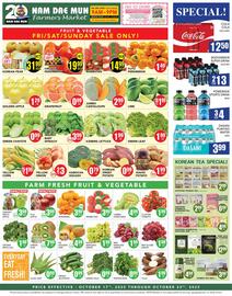 Nam Dae Mun Farmers Market weekly ad week 42 Page 2