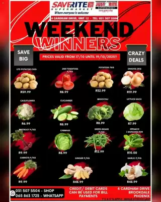 Saverite catalogue (valid until 19-10)