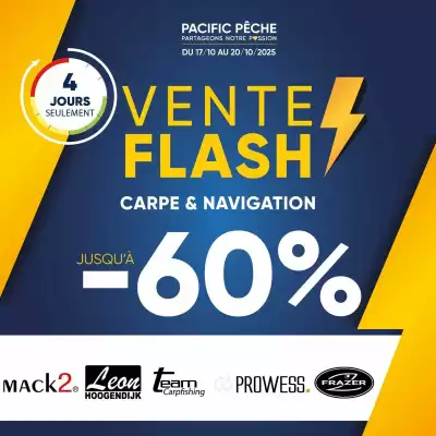 Catalogue Pacific Pêche (valable jusqu'au 20-10)