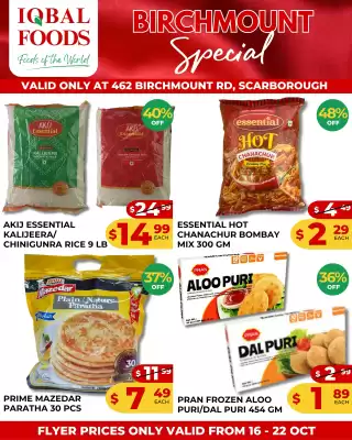Iqbal Foods flyer (valid until 22-10)