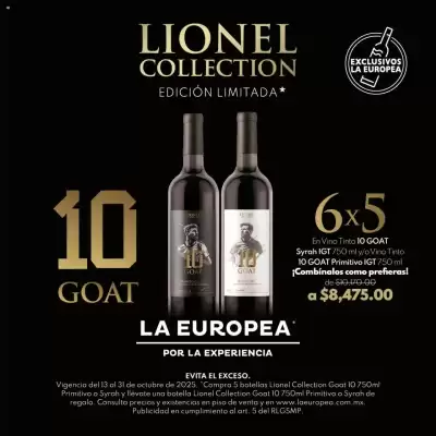 Catálogo La Europea (válido hasta 1-11)