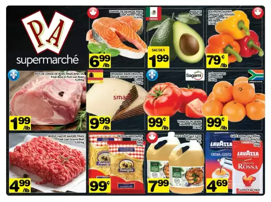 Supermarché PA flyer