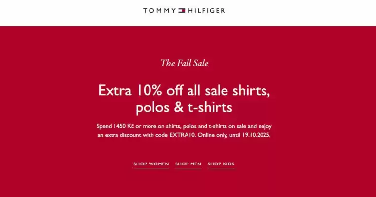 Tommy Hilfiger leták (platné do 19-10)