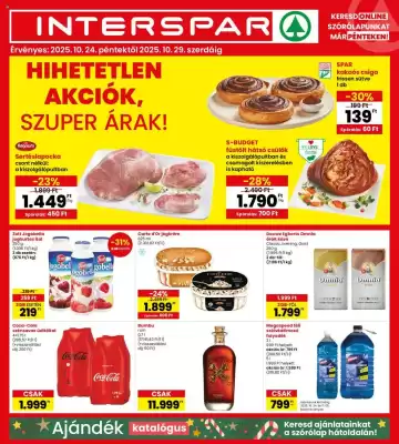 Interspar akciós újság (érvényes eddig: 29-10)