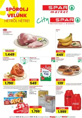 Spar akciós újság (érvényes eddig: 29-10)