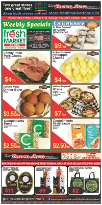 Fresh Market Foods flyer (valid until 22-10)