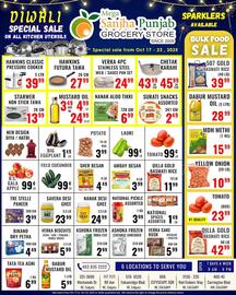 Mega Sanjha Punjab Grocery Store flyer Page 1