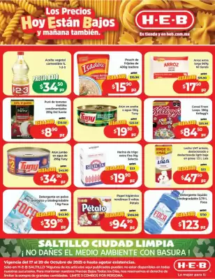 Folleto HEB (válido hasta 20-10)