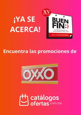 Buen Fin OXXO (válido hasta 13-11)