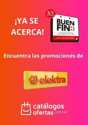 Buen Fin Elektra (válido hasta 13-11)