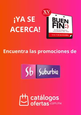 Buen Fin Suburbia (válido hasta 13-11)