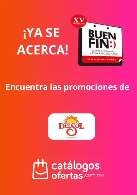 Buen Fin DelSol (válido hasta 13-11)