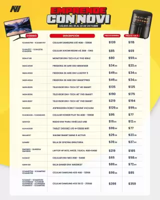 Catálogo Novicompu (válido hasta 22-10)