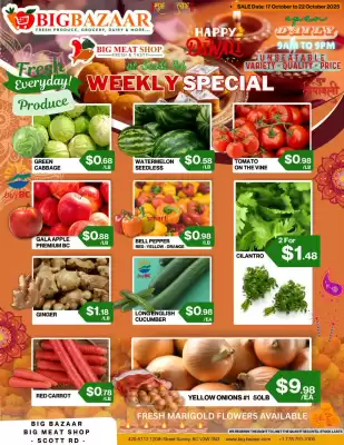 Big Bazaar Canada flyer (valid until 23-10)