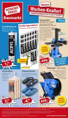 Sonderpreis Baumarkt Prospekt (gültig bis 31-10)