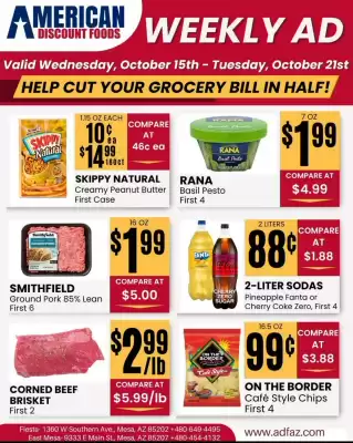 American Discount Foods weekly ad (valid until 21-10)