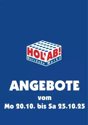 Hol'ab Getränkemarkt Prospekt (gültig bis 25-10)