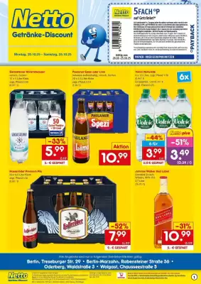 Netto Getränke Discount Prospekt (gültig bis 25-10)