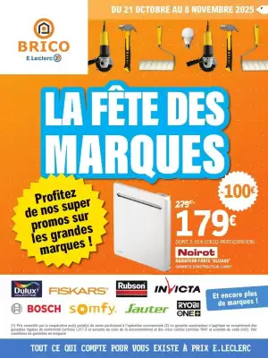 Catalogue E.Leclerc Brico (valable jusqu'au 8-11)