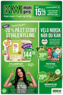 Kiwi kundeavis (gyldig til 26-10)