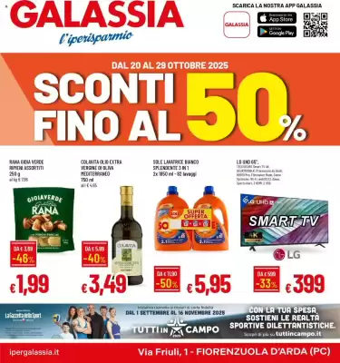 Volantino Galassia