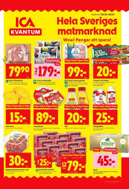 ICA Kvantum reklamblad vecka 43 Sida 1