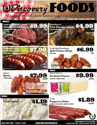 Discovery Foods flyer (valid until 25-10)