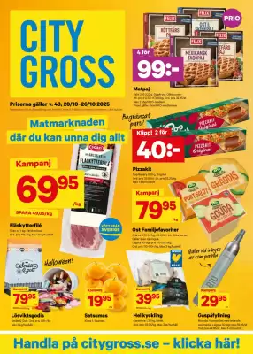 City Gross reklamblad