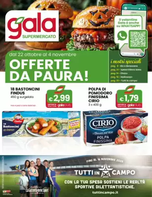 Volantino Gala Supermercati (valido fino al 4-11)
