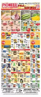 Pioneer Supermarkets weekly ad (valid until 25-10)