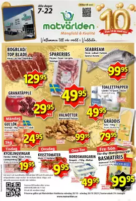 Matvärlden Tensta reklamblad