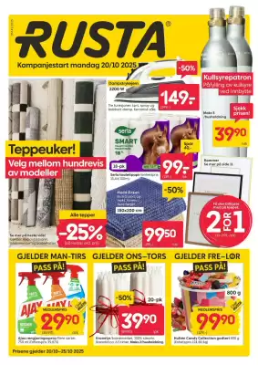 Rusta kundeavis (gyldig til 25-10)